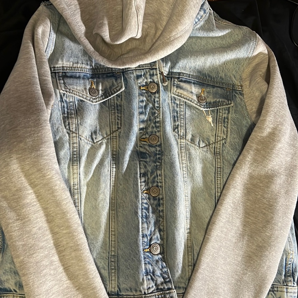 Blue & Grey Jean Jacket